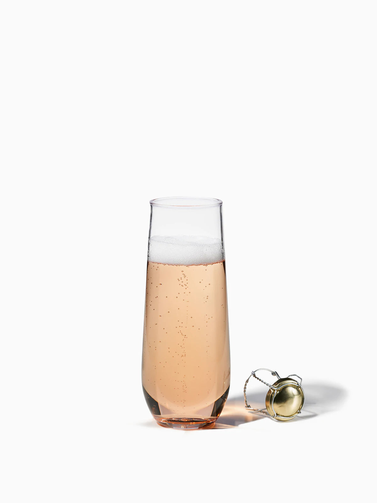 Set de 4 Copas Flauta Diamante sin Tallo | TRITAN