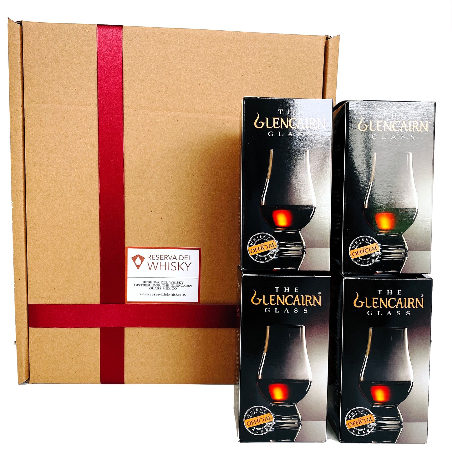 Set para Regalo Personalizado: 4 Glencairn Glass