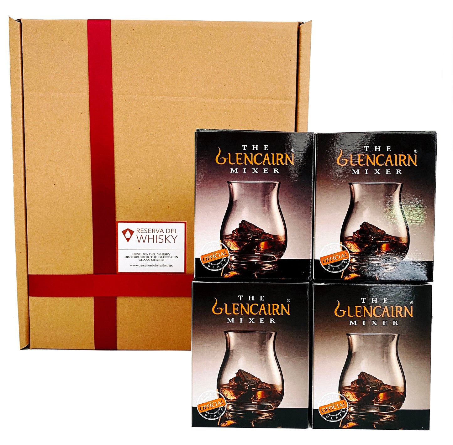 Set para Regalo Personalizado: 4 Glencairn Mixer